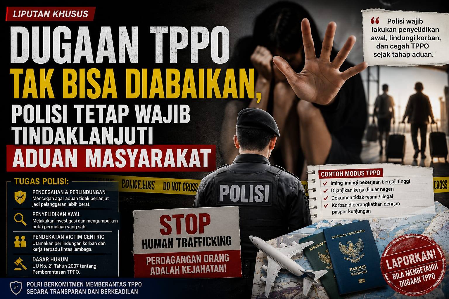 DPP Perkumpulan Peduli Nusantara Tunggal Soroti Penanganan Aduan TPPO oleh Kepolisian
