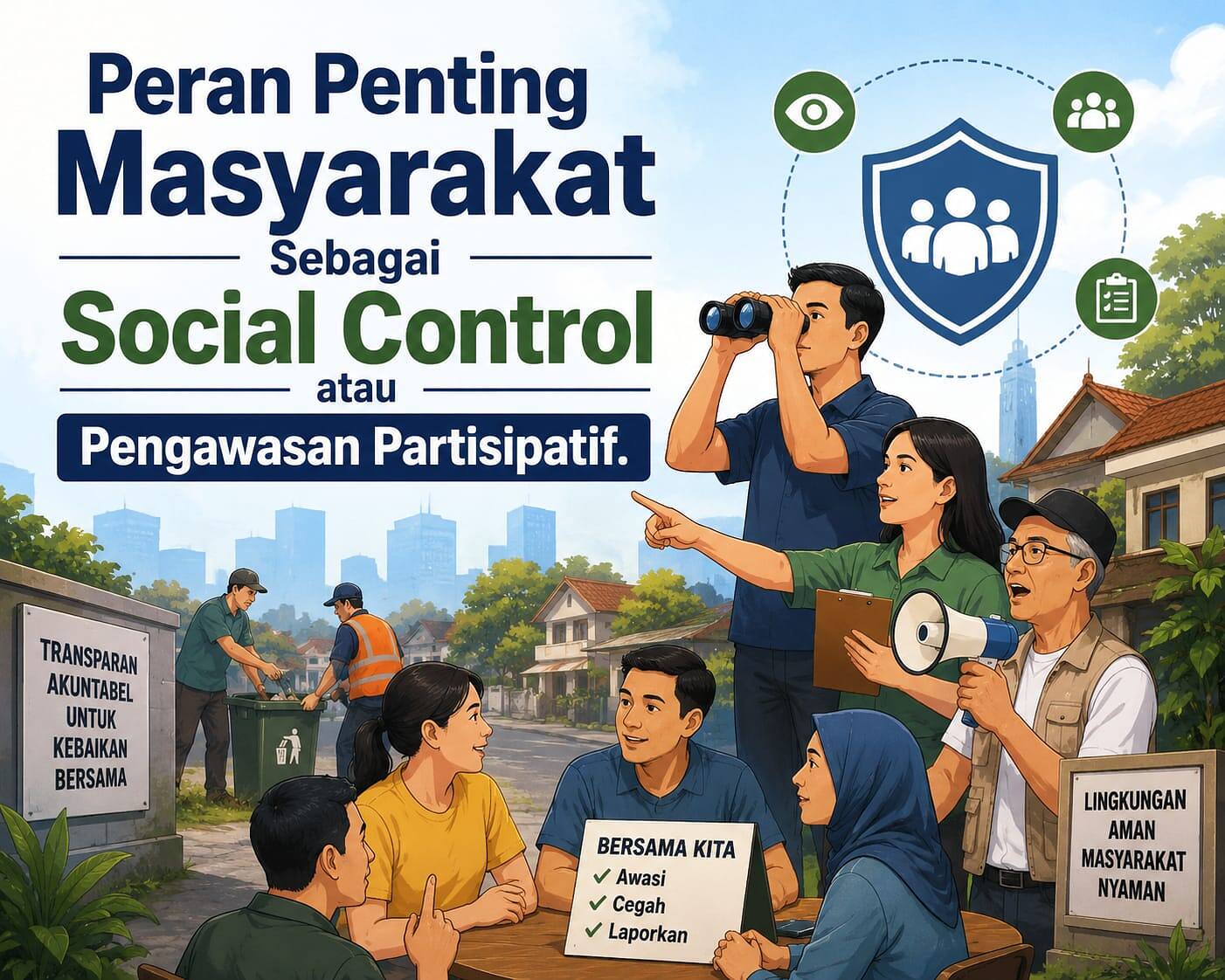 Peran Penting Masyarakat Sebagai Pengawasan Partisipatif.