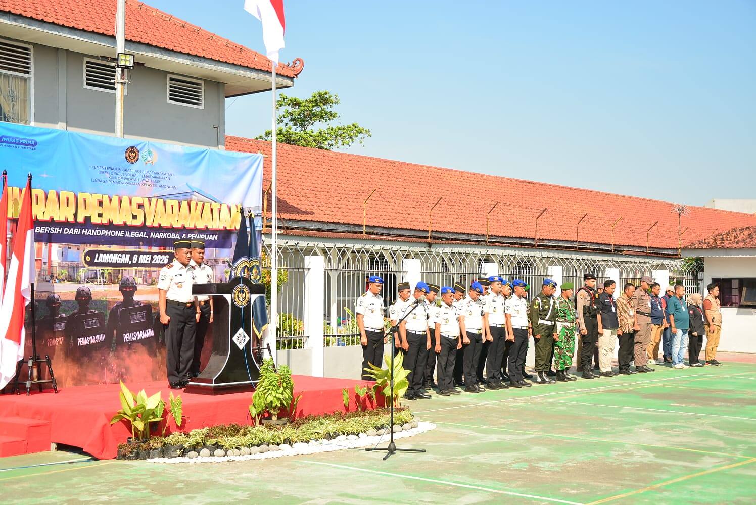 Komitmen Tanpa Narkoba dan HP Ilegal, Lapas Lamongan Tegaskan Ikrar Pemasyarakatan