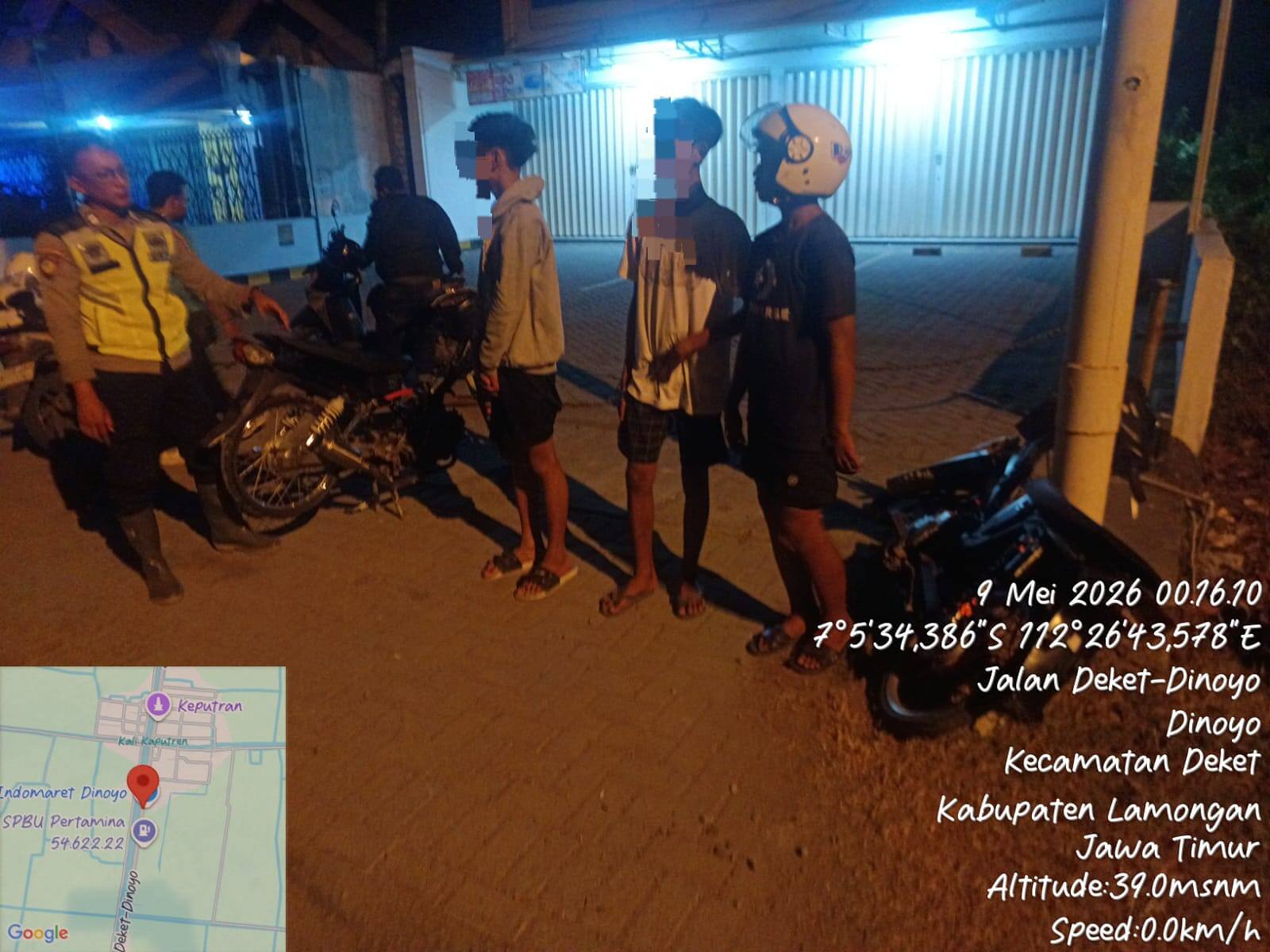 Terima Laporan 110, Polsek Deket Langsung Amankan Motor Brong dan Pembalap Liar
