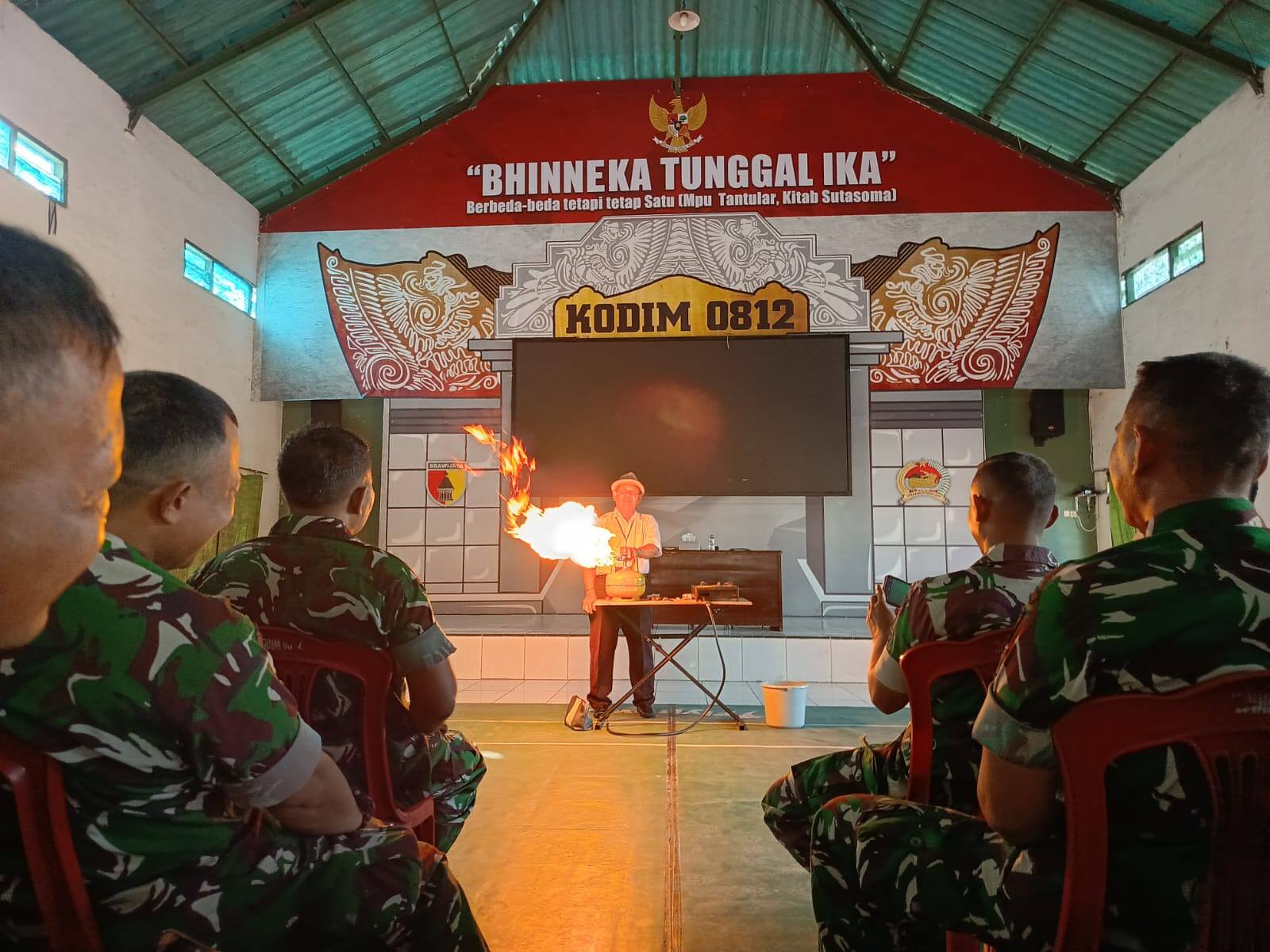 Kodim 0812/Lamongan Perkuat Pemahaman Prajurit tentang Penggunaan Gas Elpiji yang Aman