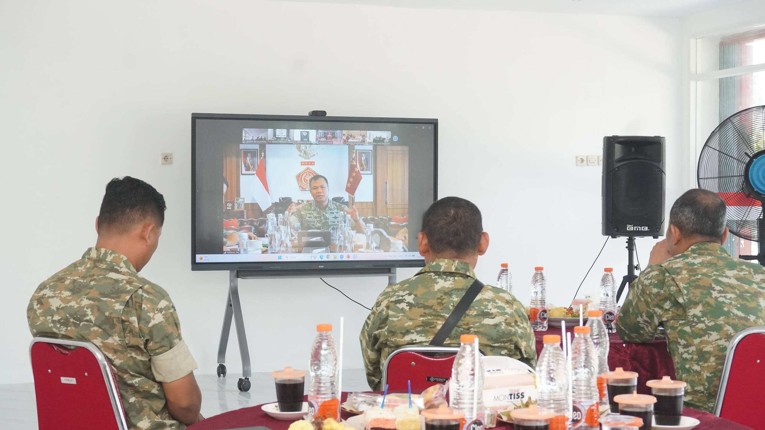 Dandim 0812 Lamongan Hadiri Vicon Nasional Bahas Percepatan Program 35 Ribu KDKMP