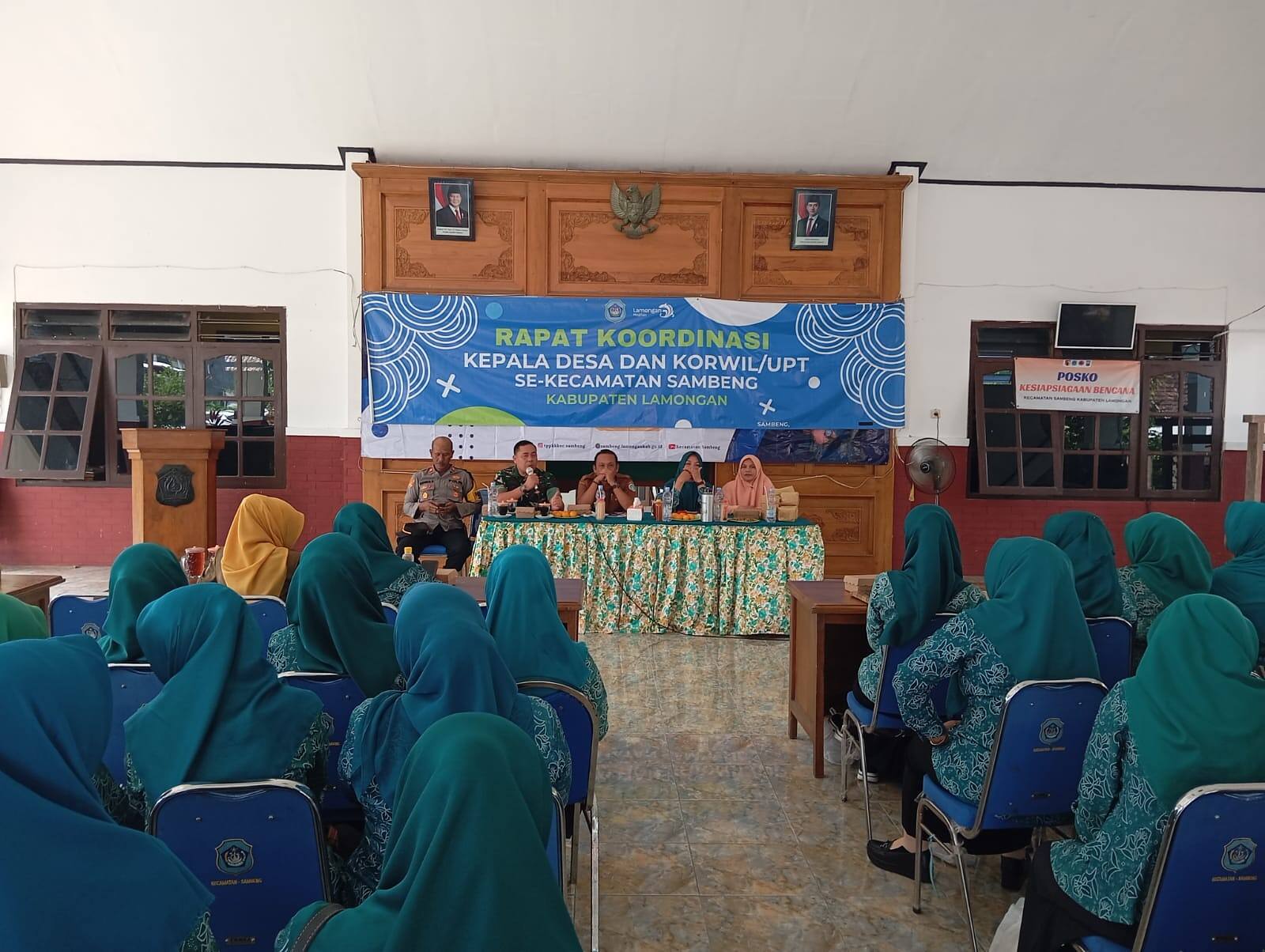 Danramil 0812/08 Sambeng Ikuti Rakor Lintas Sektor, Pererat Sinergi Antarinstansi