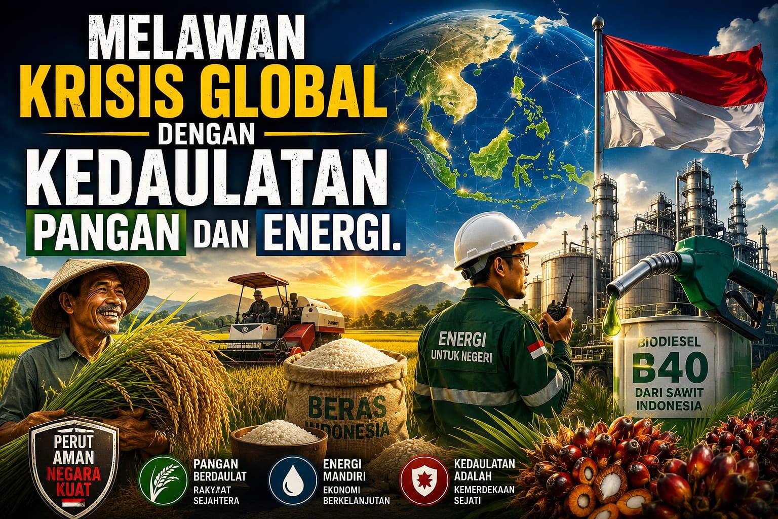 Indonesia 2026: Membangun Benteng Pangan di Tengah Gejolak Dunia.