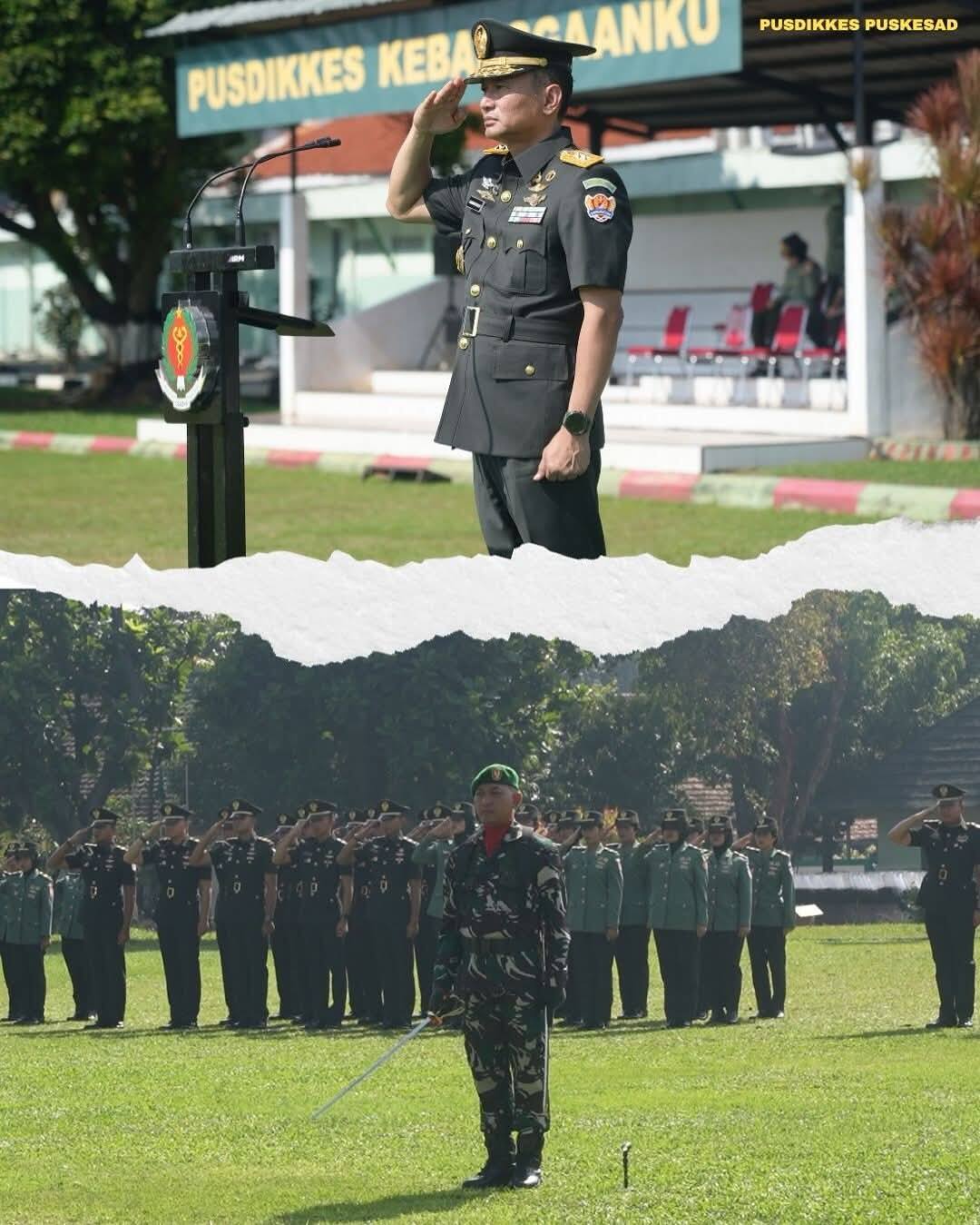 Kapuskesad Pimpin Penutupan Pendidikan Perwira Kesehatan TNI AD TA 2026