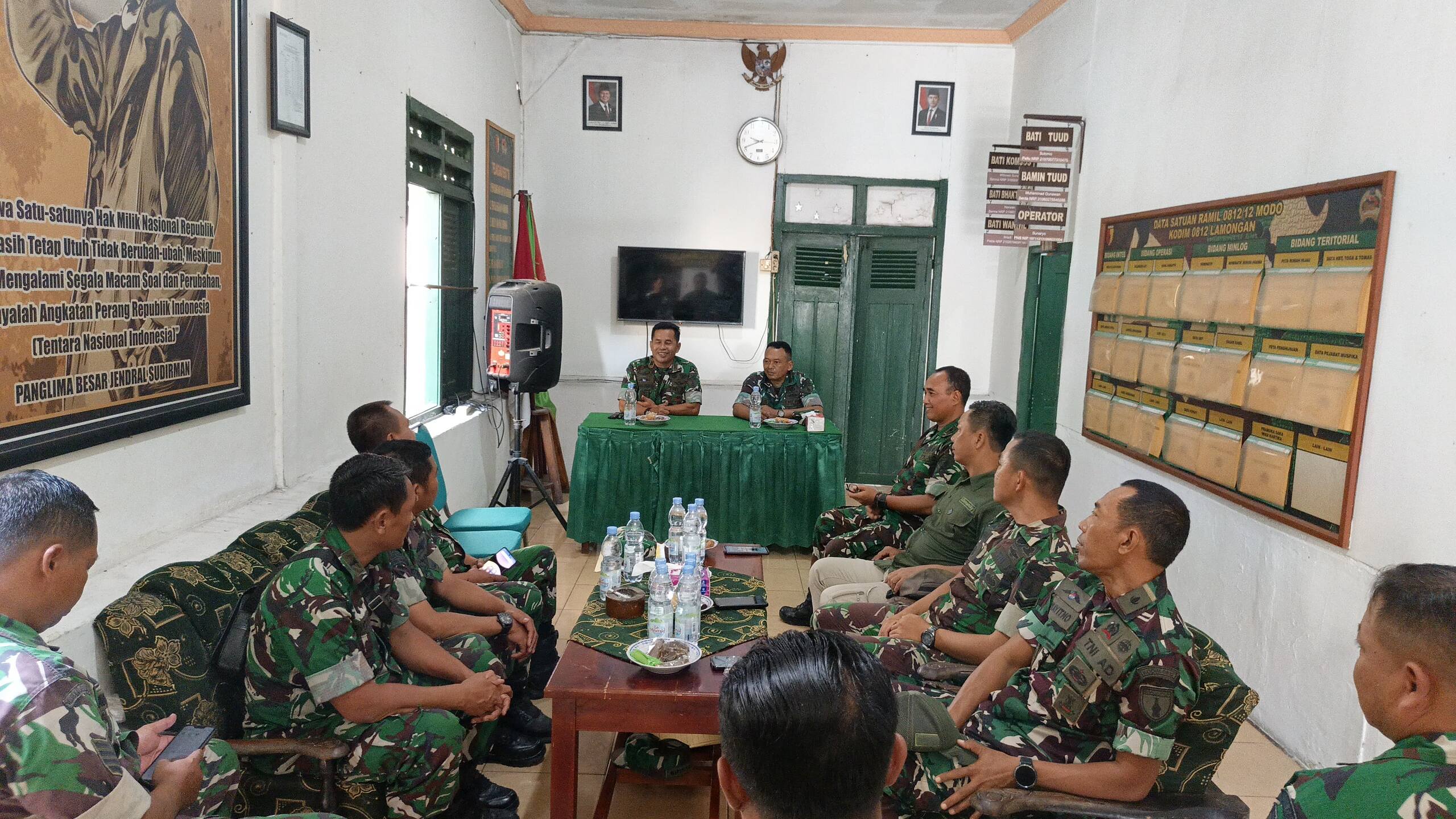 Menjelang Sertijab Danramil, Kodim 0812/Lamongan Laksanakan Verifikasi di Empat Koramil