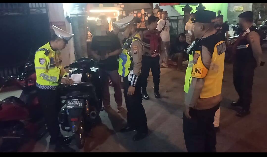 Polres Lamongan Tindaklanjuti Keluhan Warga Babat, 21 Pengendara Knalpot Brong Ditilang