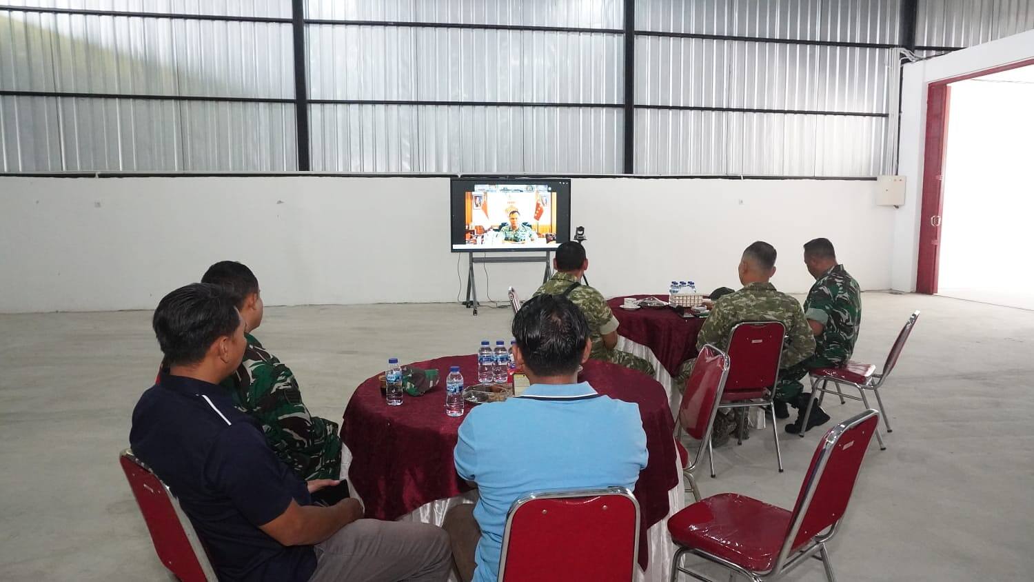 Dandim 0812/Lamongan Laporkan Kesiapan 120 Unit KDKMP Menjelang Launching Tahap II kepada Wakil Panglima TNI