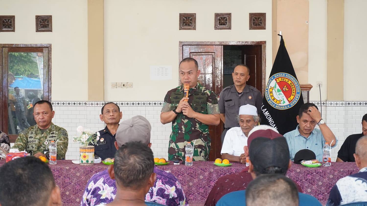 Dandim 0812/Lamongan Dampingi Kunjungan Tim BACADNAS KEMHAN RI ke Desa Sukolilo