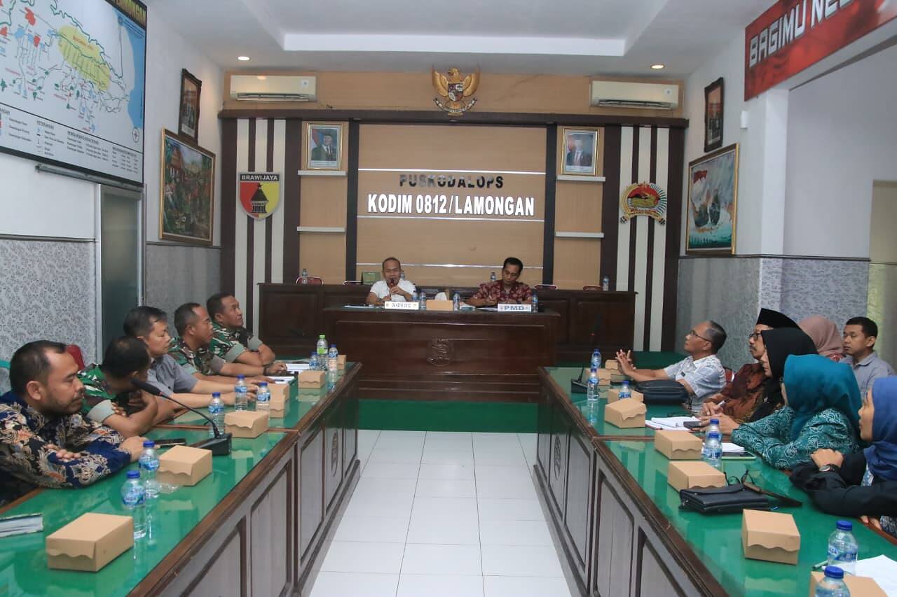 Dandim 0812/Lamongan Pimpin Koordinasi Lintas Instansi Jelang Pra TMMD ke-129