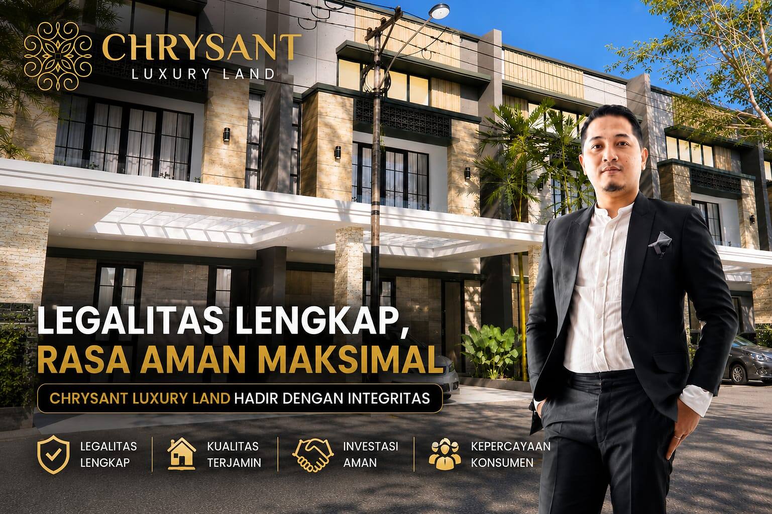 Chrysant Luxury Land Utamakan Legalitas, Ahmad Fahrudin Febriadi: Jangan Beli Rumah Tanpa Kepastian Hukum