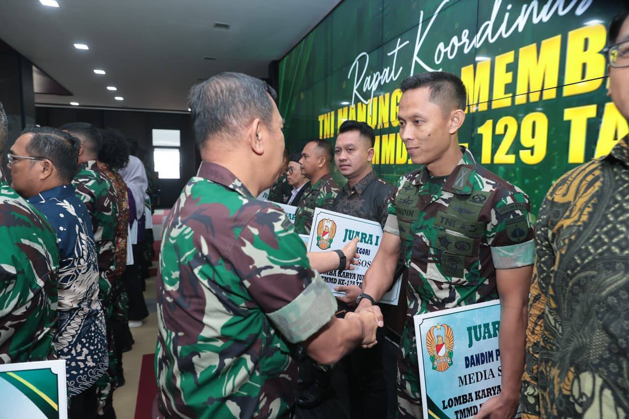 Dominasi Publikasi Nasional, Kodam IV/Diponegoro Borong Penghargaan LKJ TMMD ke-128