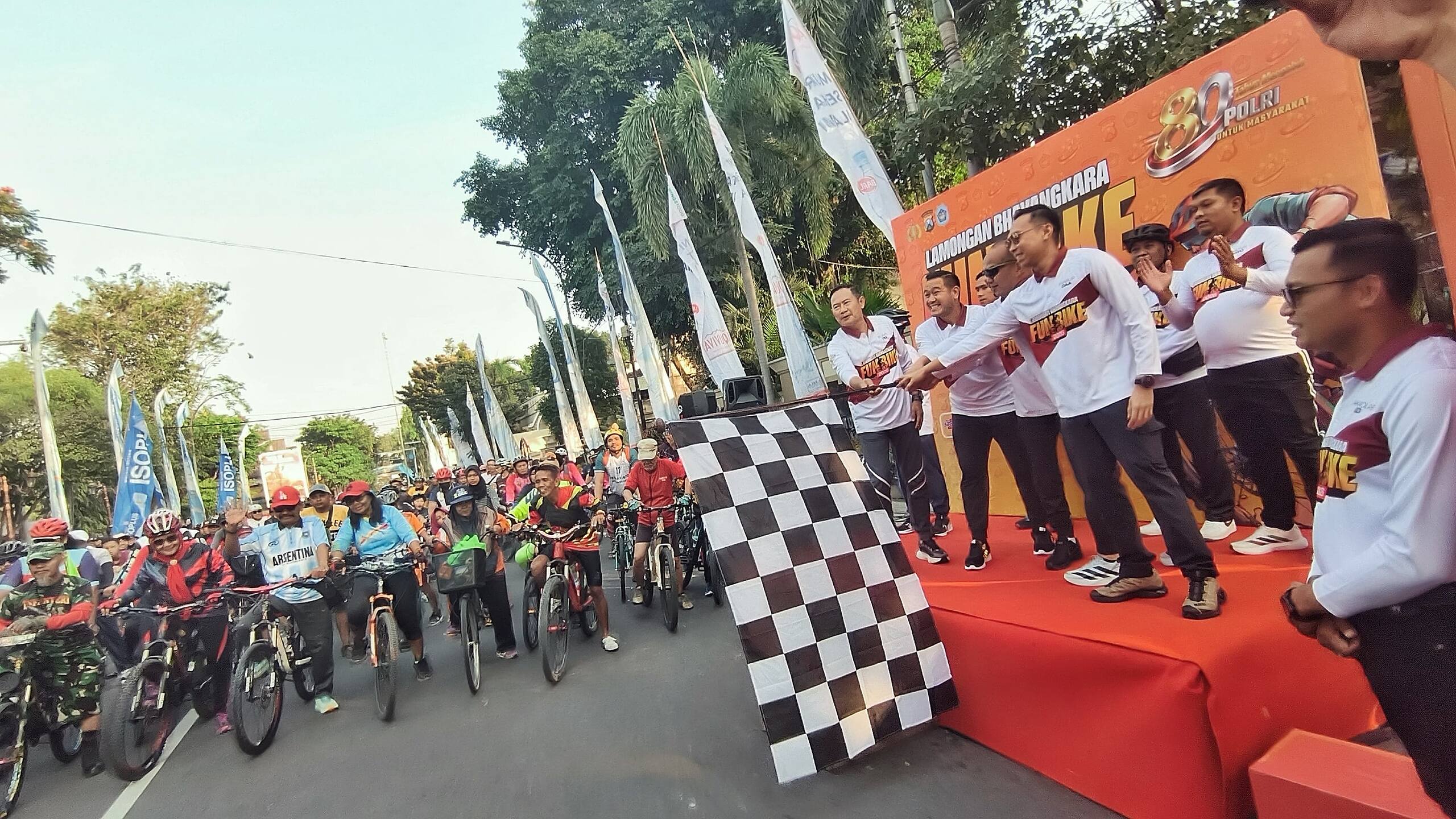 Lamongan Bhayangkara Fun Bike 2026 Dibanjiri Peserta Se-Jawa Timur