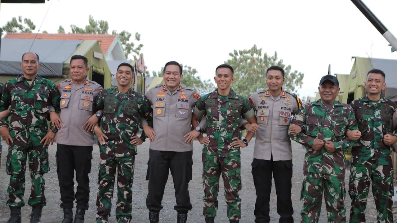 Kapolres Lamongan Pastikan Sinergi TNI–Polri Dukung TMMD
