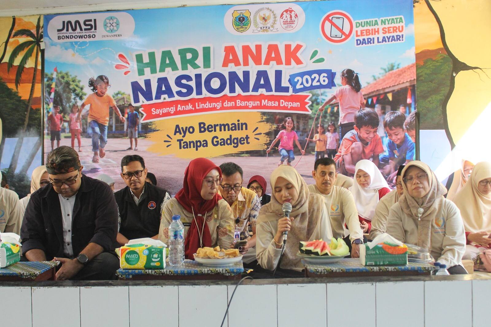Hari Anak Nasional, JMSI Bondowoso Ajak Anak Bermain Tradisional