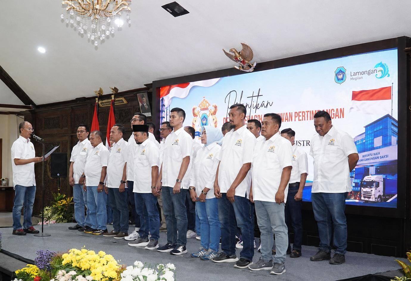 Aang Junaedy Nahkodai Kadin Lamongan, Kepengurusan Baru Resmi Disahkan Kadin Jatim