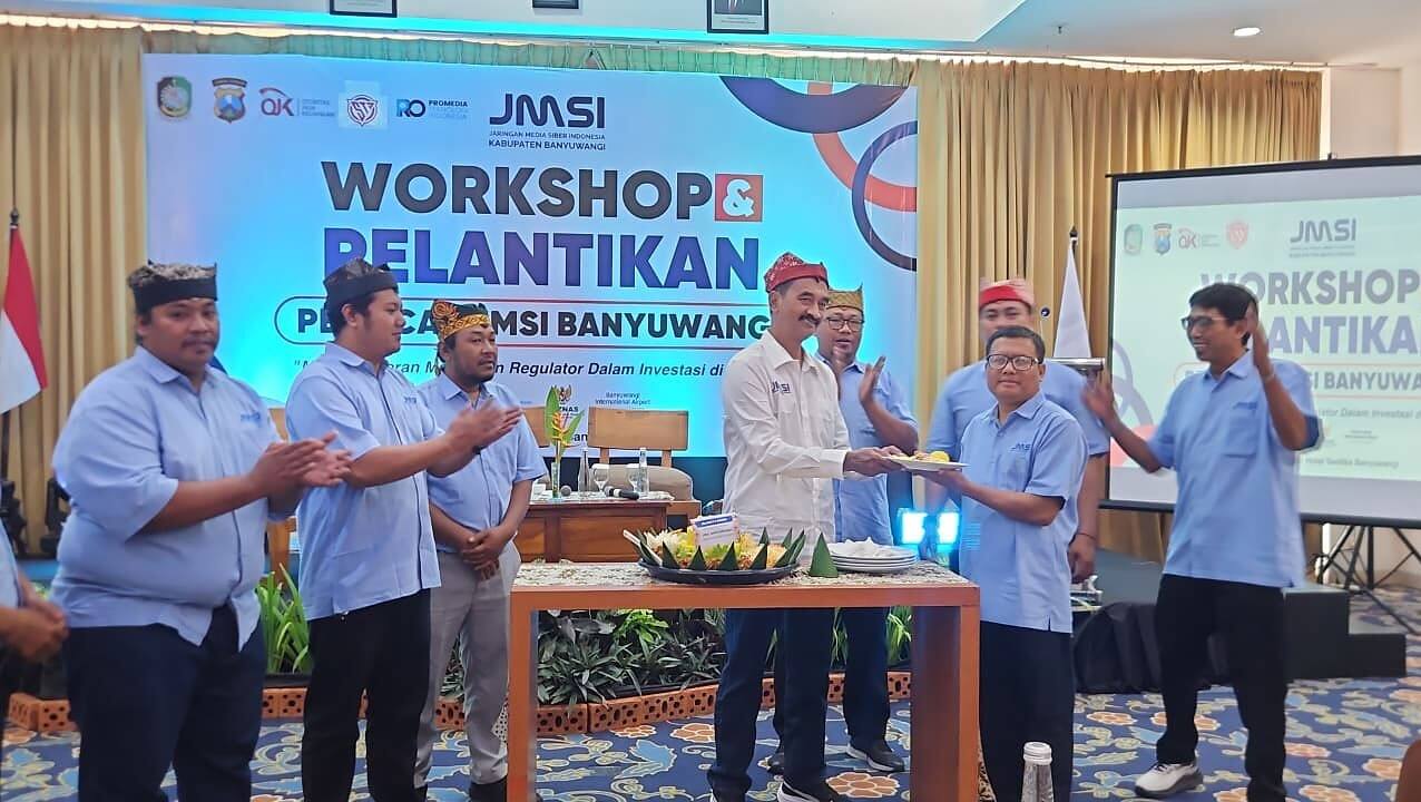 Pengda JMSI Banyuwangi Resmi Dilantik, Ini Pesan Penting Bupati Ipuk untuk Perusahaan Media