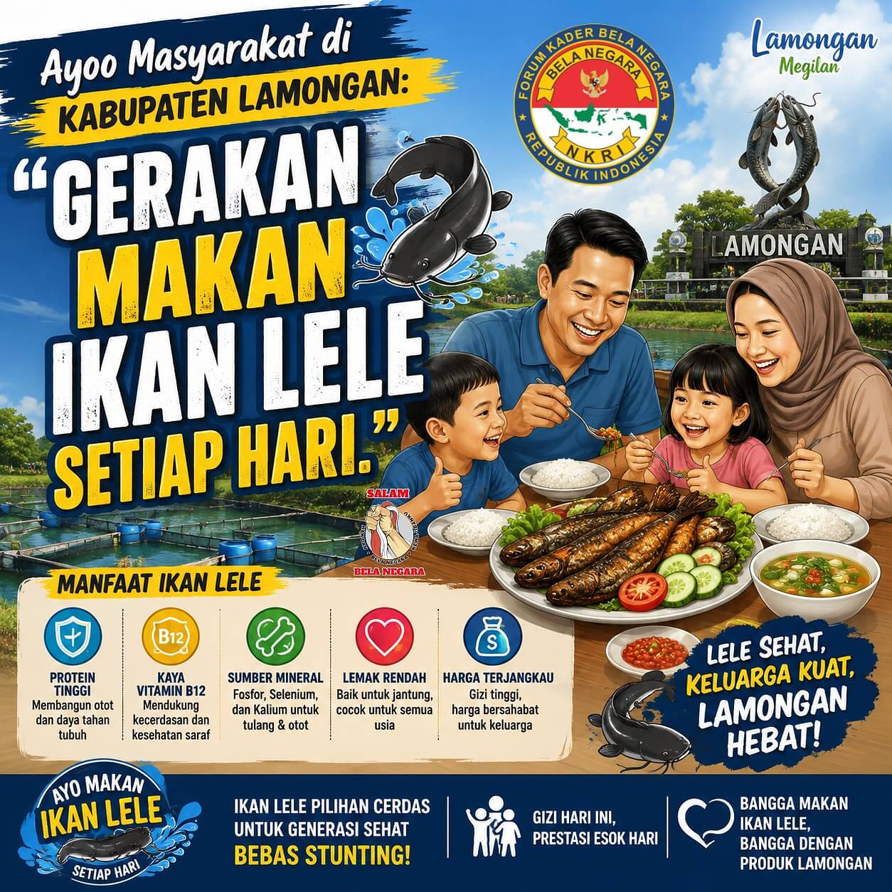 Pakar Sebut Lele Efektif Dukung Pencegahan Stunting