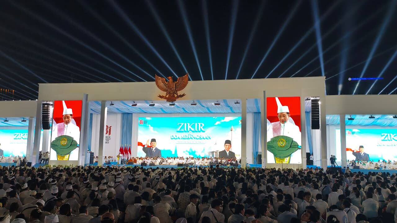 PLN Sukses Amankan Listrik Zikir dan Doa Kebangsaan di Monas