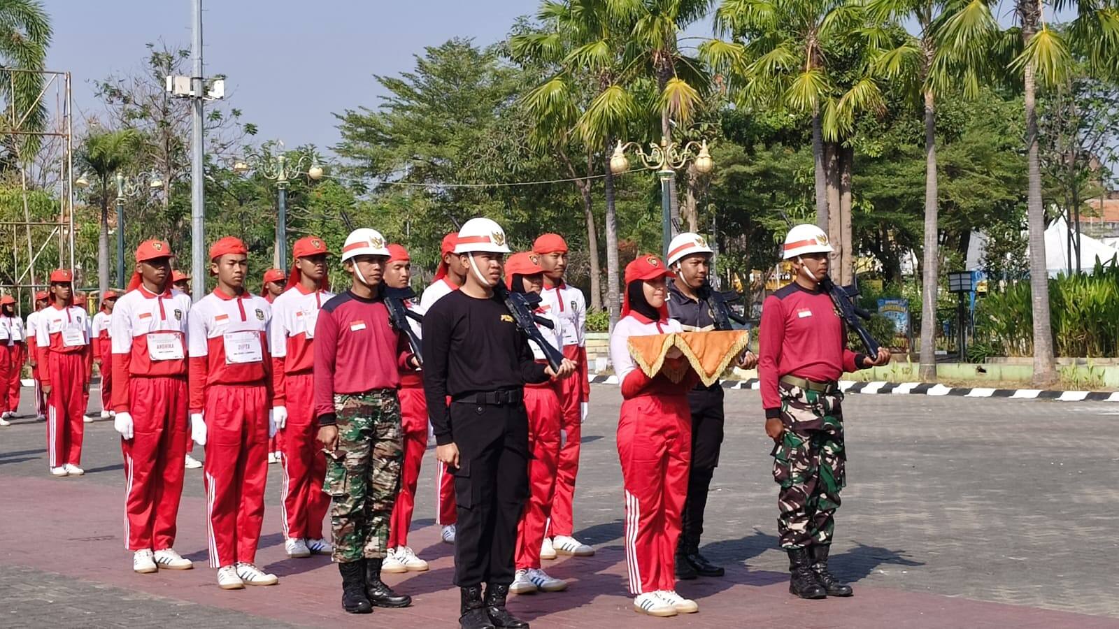 Kodim, Polres, dan Pemda Kompak Bina Paskibraka Lamongan