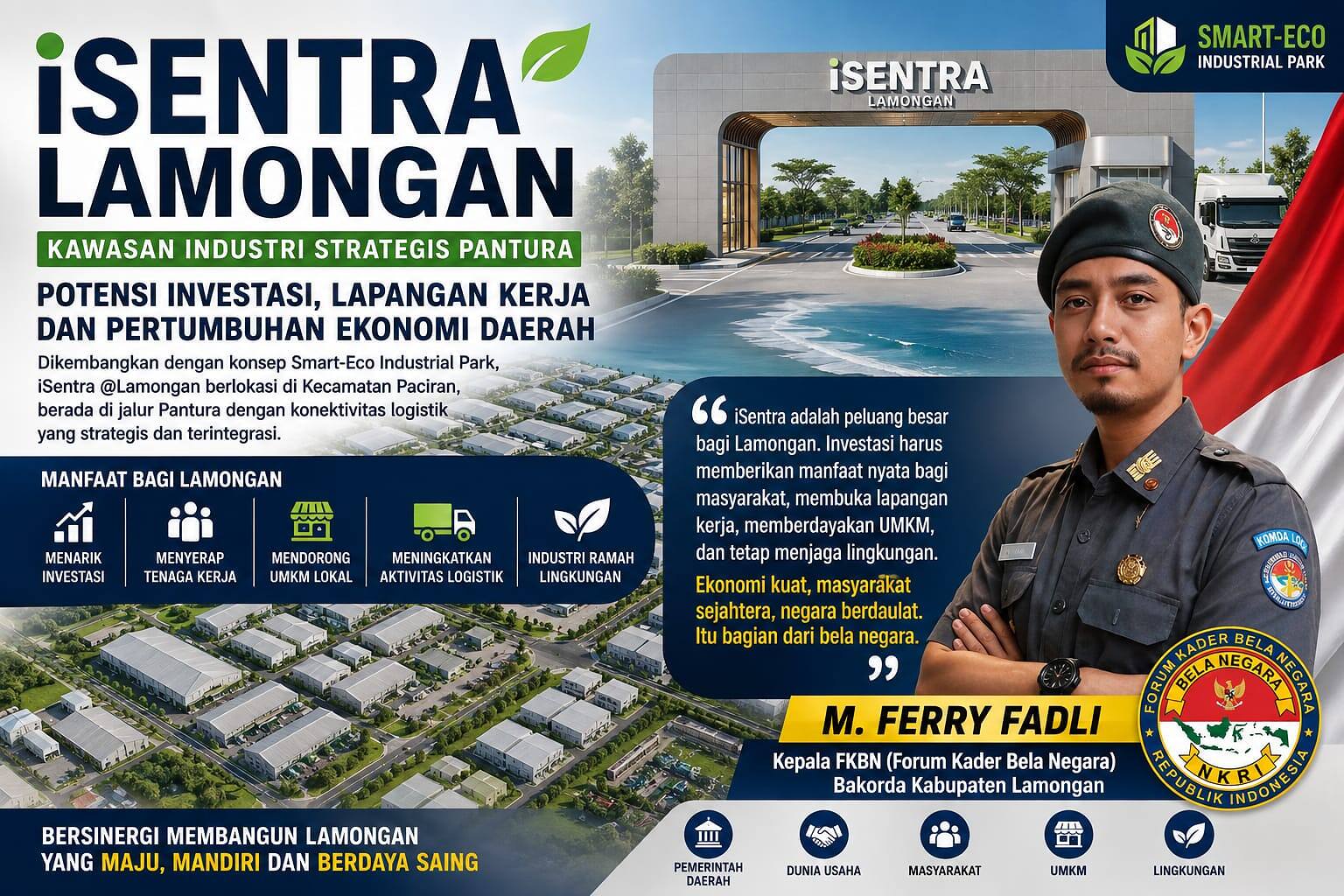 iSentra @Lamongan Diproyeksikan Jadi Motor Industri Baru, FKBN: Harus Beri Manfaat Nyata bagi Masyarakat