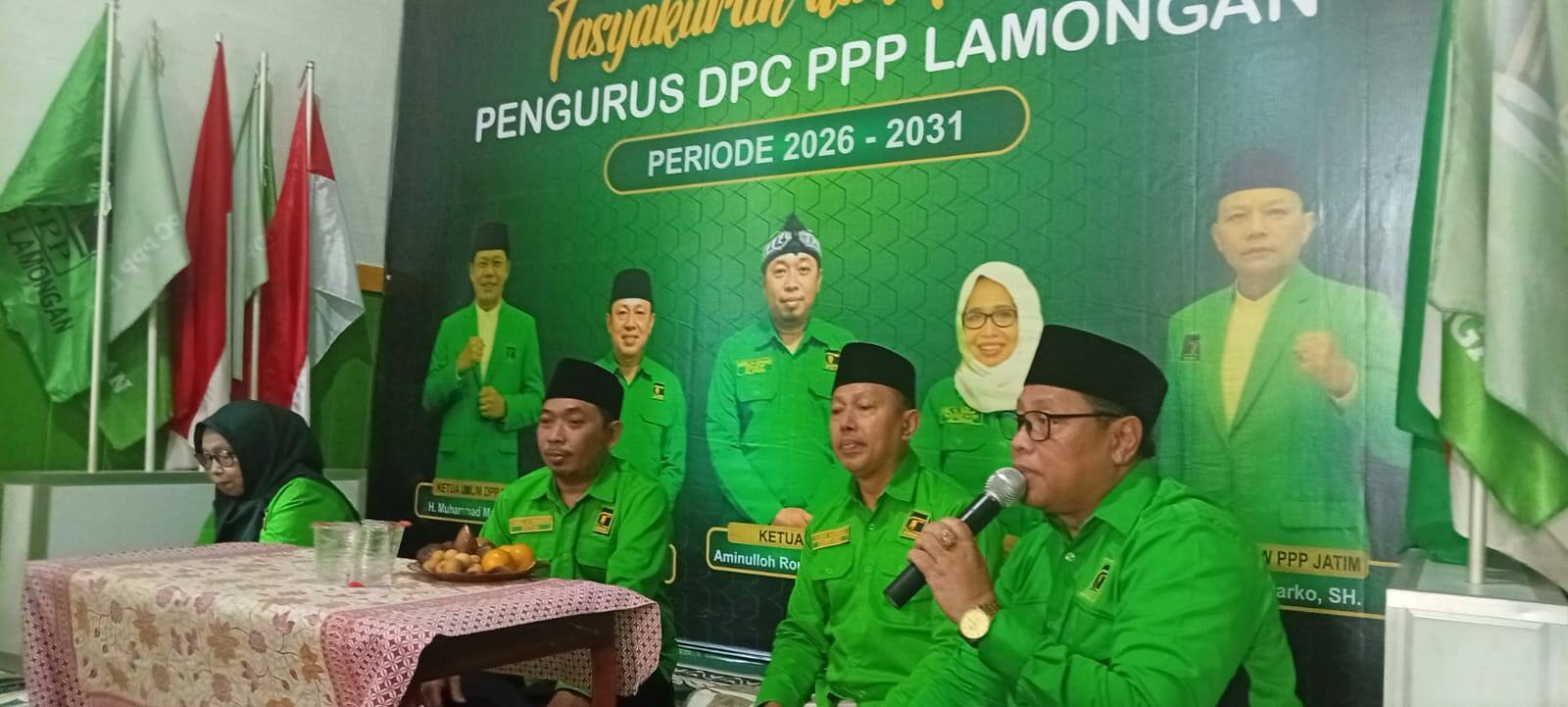 Bupati Yuhronur Beri Nama “NEW PPP LAMONGAN” untuk Kepengurusan Periode 2026–2031