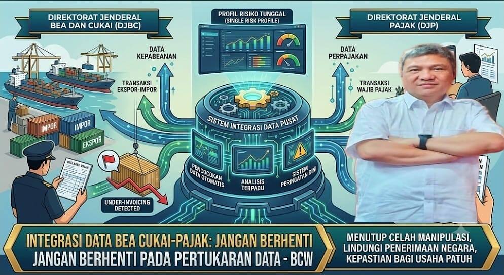 Integrasi Bea Cukai-Pajak Mendesak, BCW Dorong Langkah Nyata