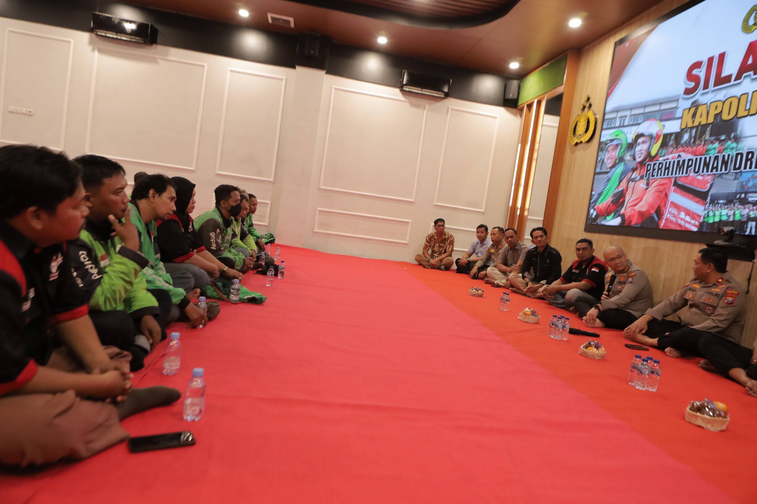 Driver Online Jadi Mitra Strategis Polres Lamongan Jaga Kamtibmas