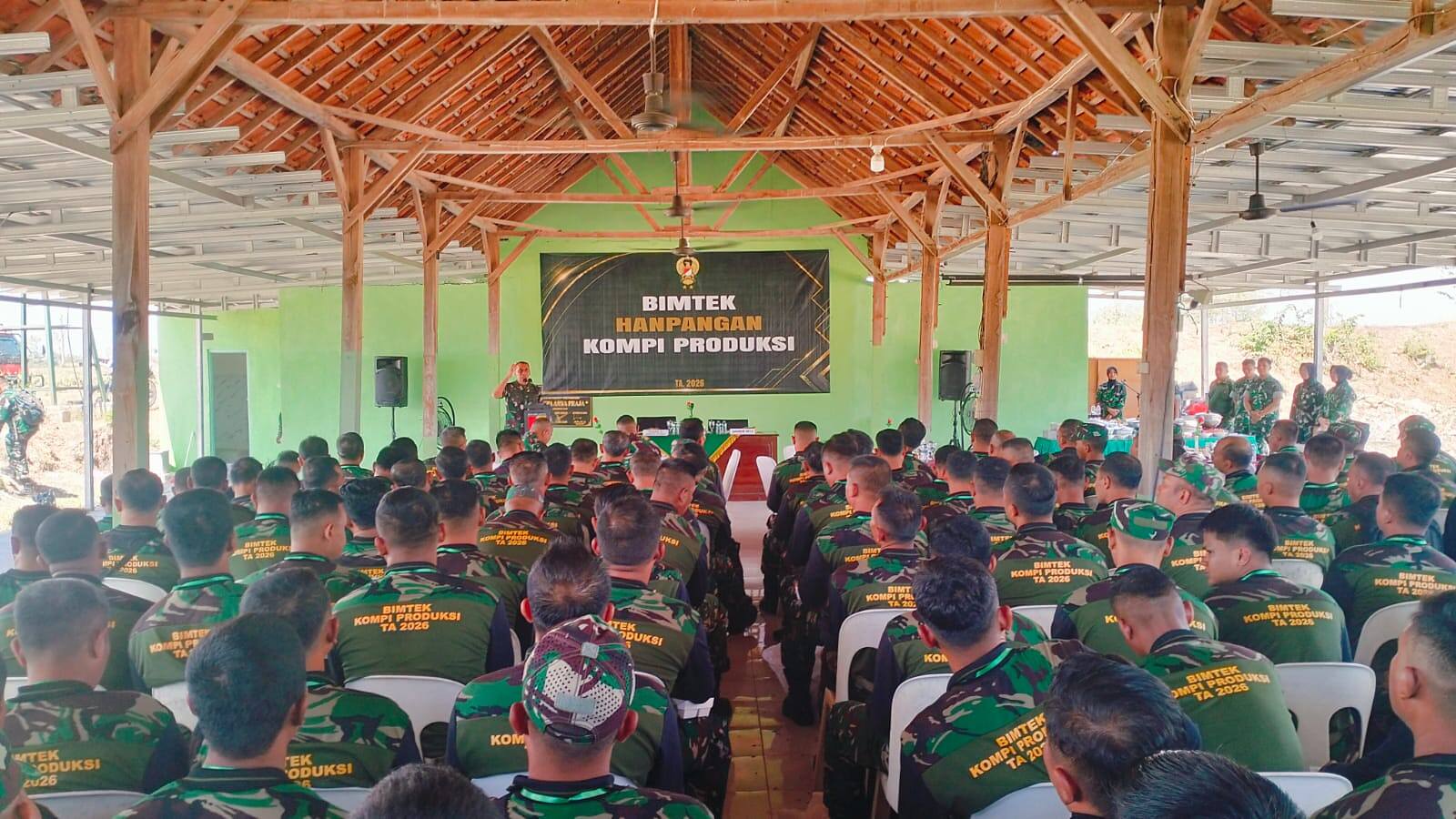 Dandim 0812/Lamongan Sambut Peserta Bimtek Ketahanan Pangan
