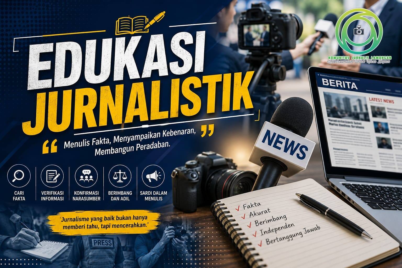 Kompetensi Narasumber Jadi Kunci Berita Kredibel, KJL Ingatkan Jurnalis