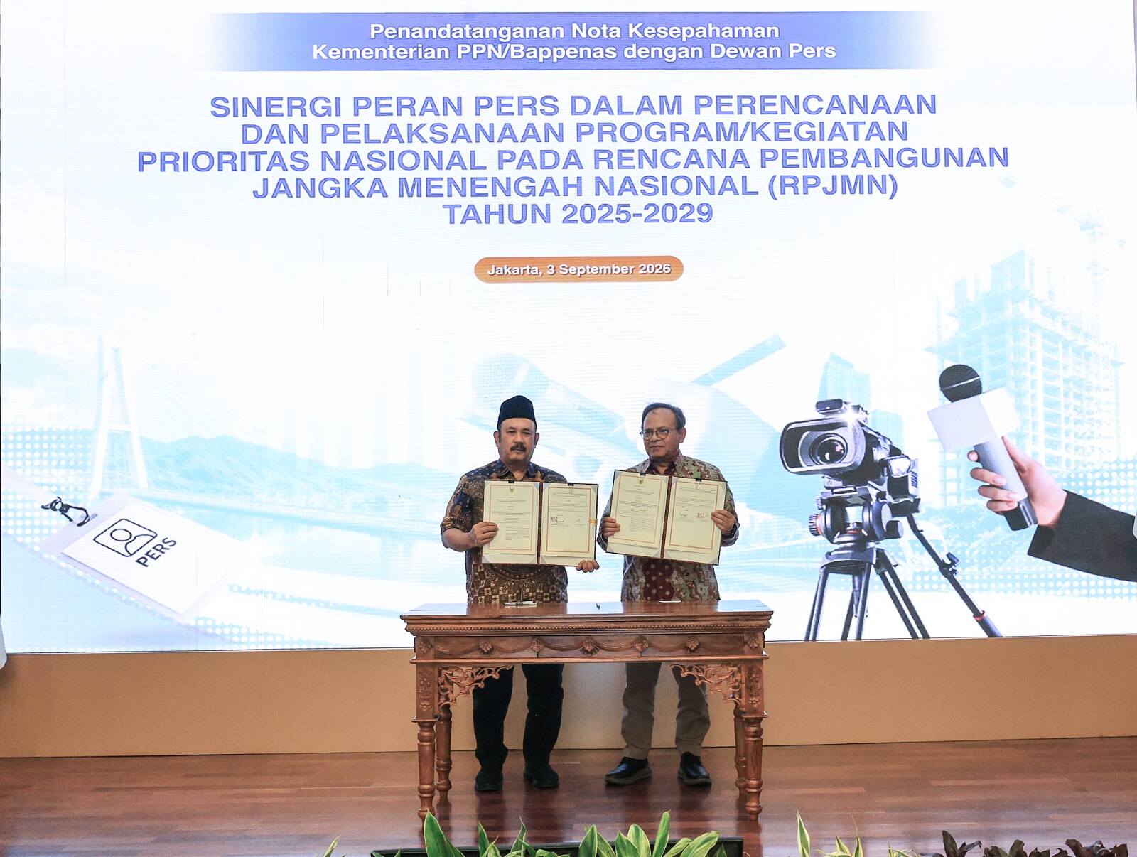 Bappenas dan Pers BEJO’S Bersinergi Dukung Pembangunan Nasional