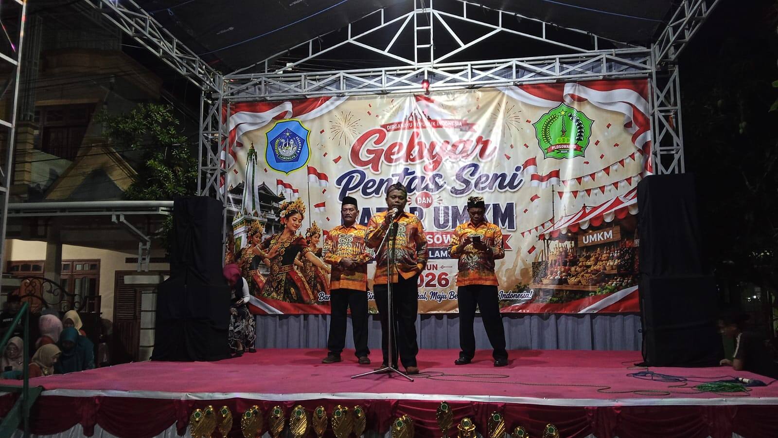 Gebyar Pentas Seni dan Bazar UMKM Meriahkan Puncak HUT ke-81 Kemerdekaan RI di Plosowahyu