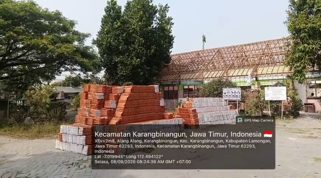 Revitalisasi SDN Karangbinangun Telan Rp.831 Juta APBN, Masyarakat Pertanyakan Mutu dan Transparansi Pekerjaan
