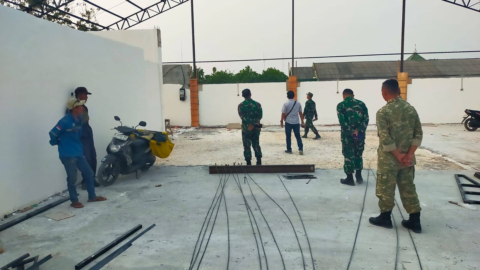 Tim Wasev Korem 082/CPYJ Tinjau Percepatan KDKMP, Pasi Ter Kodim 0812/Lamongan Turut Mendampingi