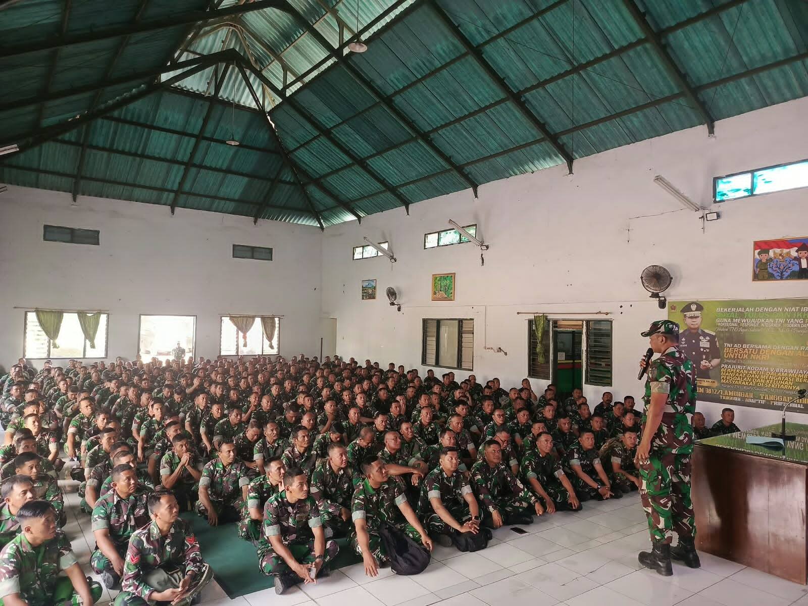 Jaring Putra-Putri Terbaik Lamongan, Kodim 0812 Bekali Babinsa Sosialisasi Rekrutmen TNI