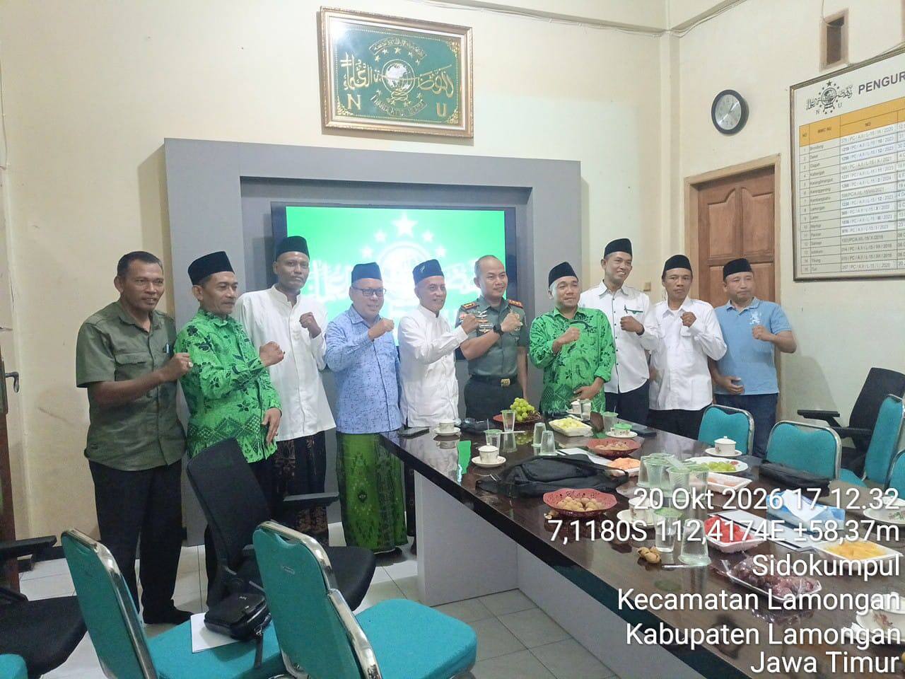 Redam Polemik, Dandim Lamongan Silaturahmi ke PCNU: Persaudaraan Tetap Dijaga, Hukum Harus Berjalan