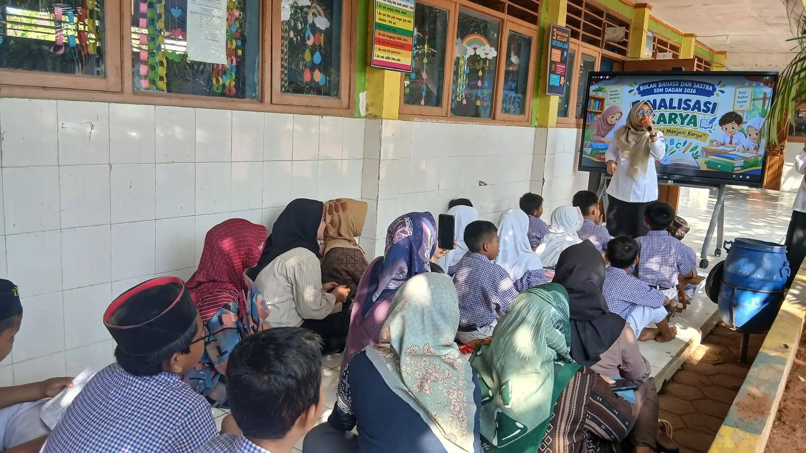 SDN Dagan Finalisasi Buku Antologi Murid, Wujudkan Semangat “Dari Kata Menjadi Karya”