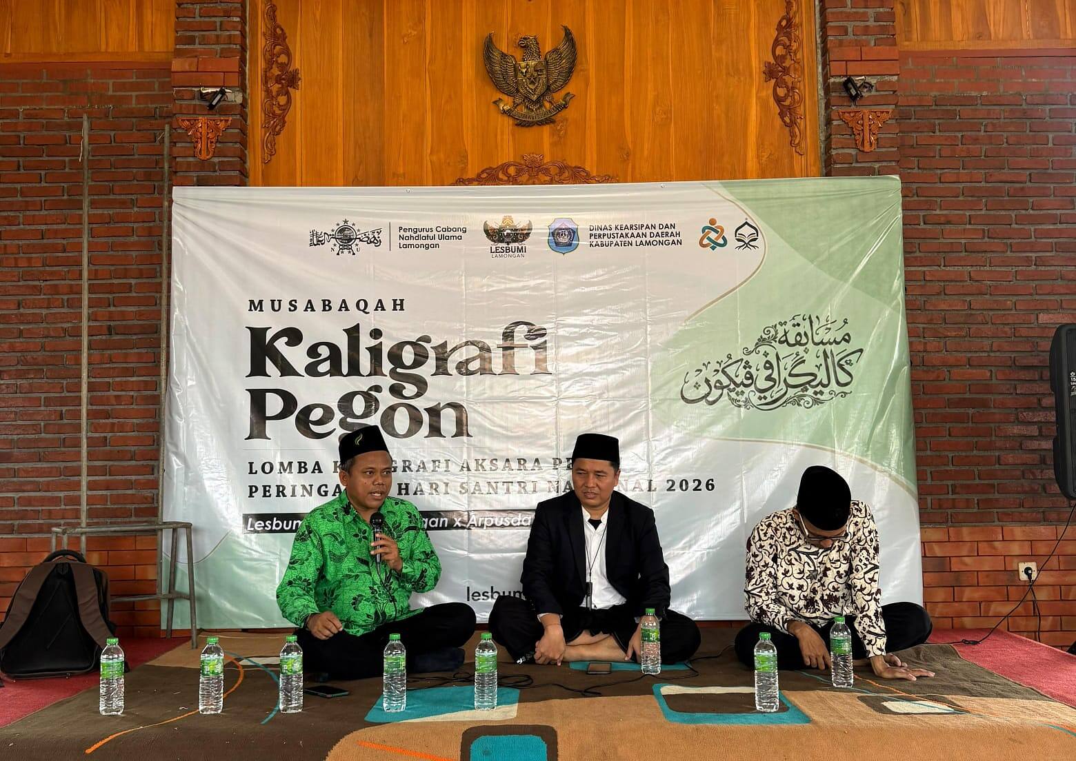 Musabaqoh Kaligrafi Pegon HSN 2026, Lesbumi PCNU Lamongan Hidupkan Warisan Kota Santri